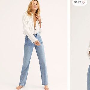 Rolla’s Classic Straight Jeans in 90’s Blue